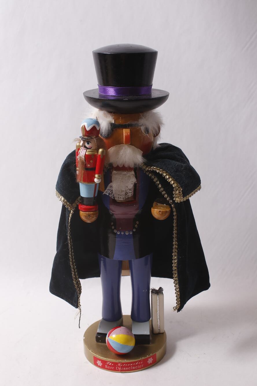 Kurt Adler The Nutcracker Herr Drosselmeier Wooden Figure Decor ~ 260521-WH 782